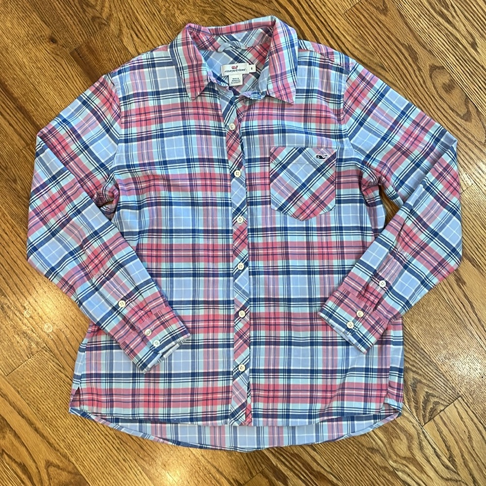 Women’s Vineyard Vines Button Down/Button Up Shirt. Size 8. - Picture 3 of 11